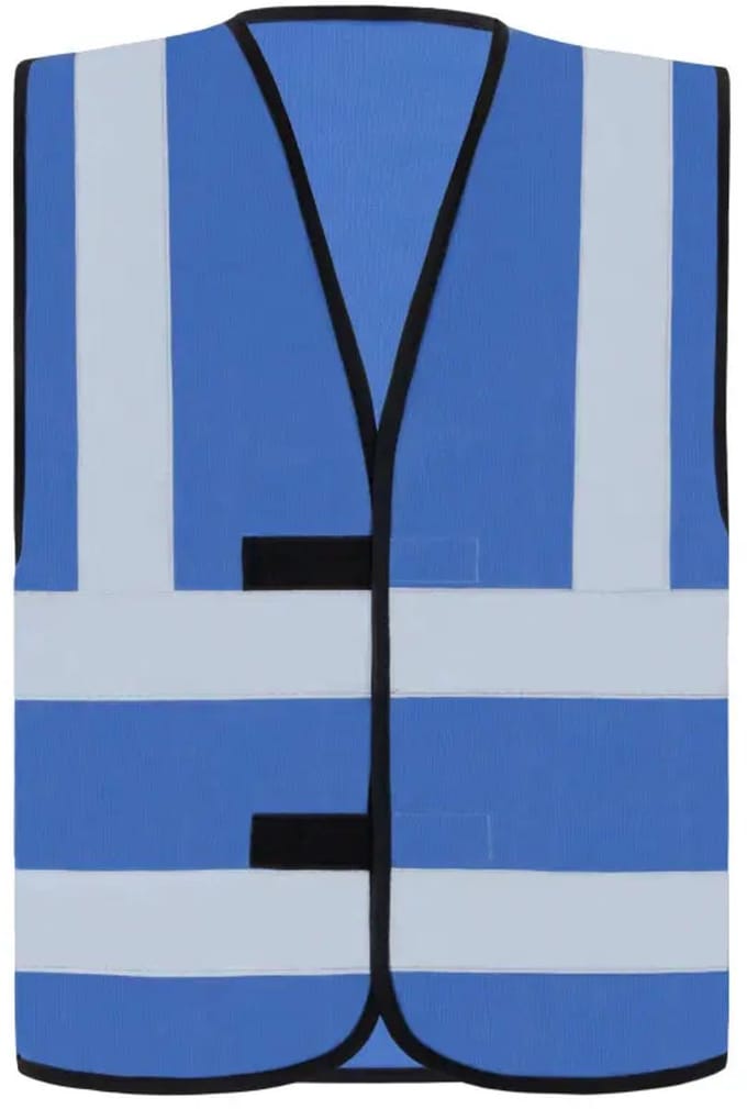 Korntex Hi-Vis Safety Vest With 4 Reflective Stripes Hannover KX140 - Blue - S