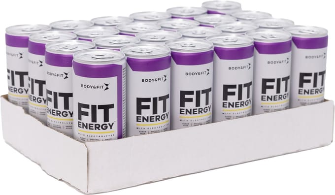 Body & Fit Fit Energy Drink Mix Berry (24 Blikjes)