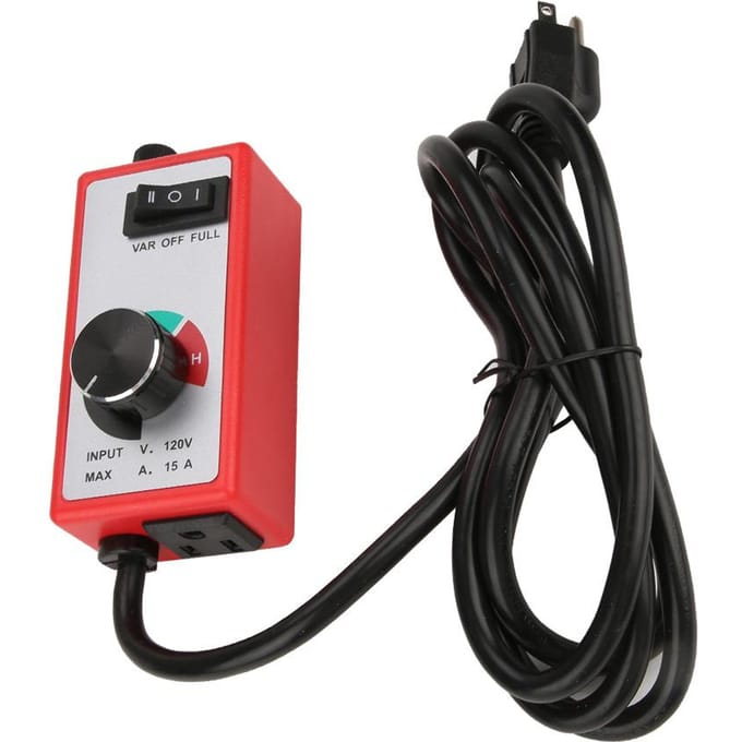 Ventilateur de routeur Contrôleur de vitesse variable Variateur Moteur électrique Rhéostat Rouge