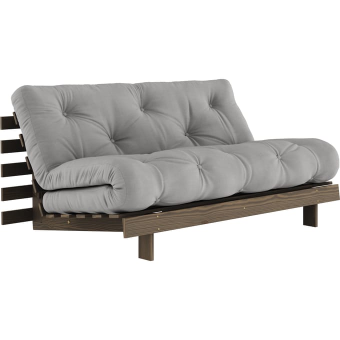 Karup Slaapbank Roots 160 - 746 Grey - 106 carob brown lacquered
