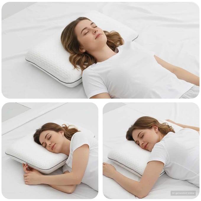 vidaXL - Slapen - kussen - 30 - x - 50 - x - 9 - cm - Medium - Gelschuim - Wit