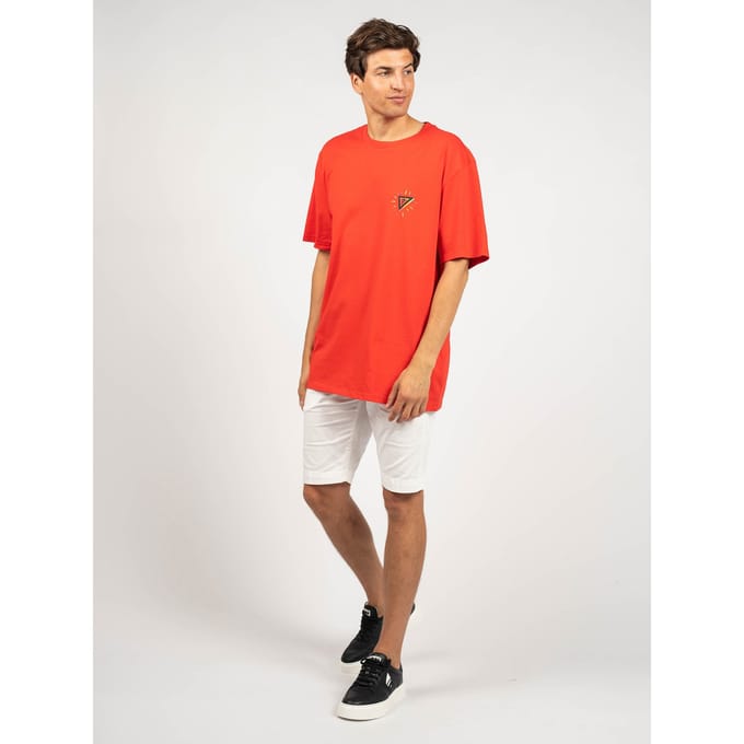 Guess T-Shirt Mannen rood