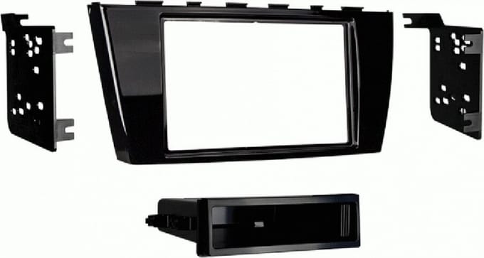 2-DIN-radiopaneel met opbergvak Mitsubishi Mirage/Space Star (METRA)