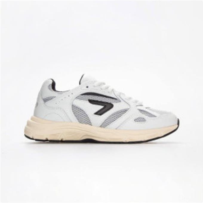HUB Shift Sneakers Dames - Leren Sneaker - Wit - Maat 40