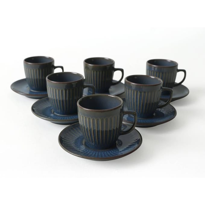 12-delige koffieset Terrance keramiek | Hermia