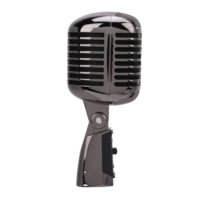 Klassieke Retro Dynamische Zangmicrofoon Cardioïde Zinklegering Universele Standaard Oud Vintage Dynamisch