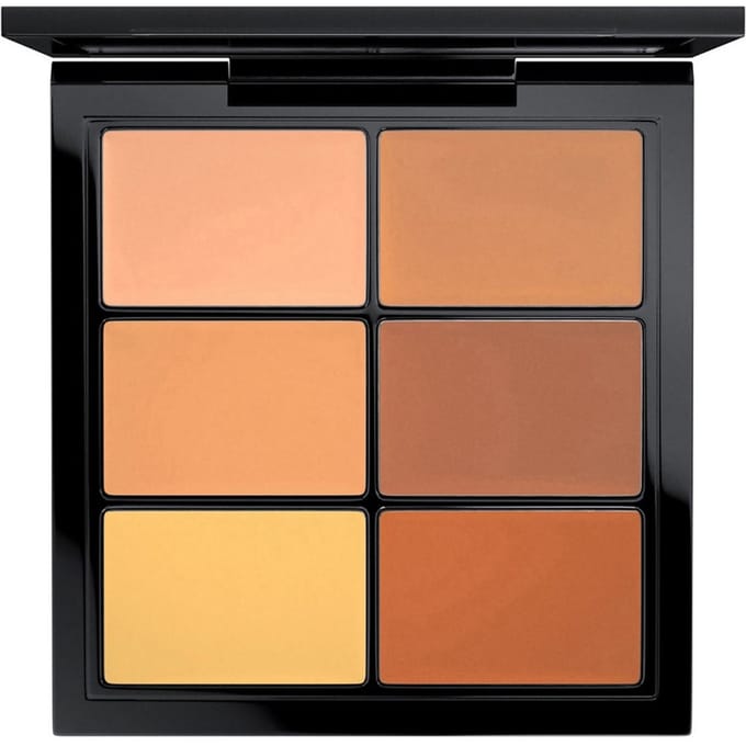 Mac Studio Fix Coneal & Correct Palette Medium Deep 6g – Concealer Palette, Long-Wearing, For Medium To Deep Skin Tones, Medium Deep, Suitable For Professional Makeup Application