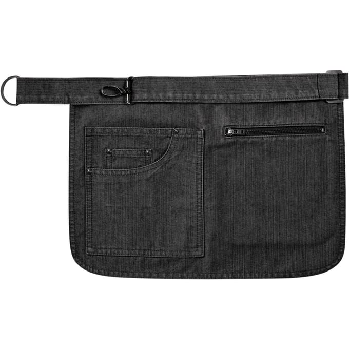 Premier Volwassenen Unisex Metro Utility Hip Apron (Zwarte denim)