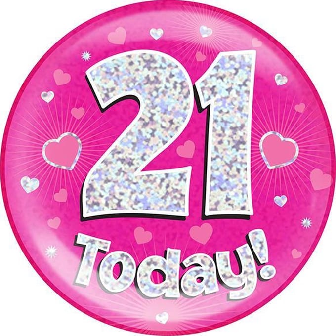 Oaktree - Mega Button 21 today Roze