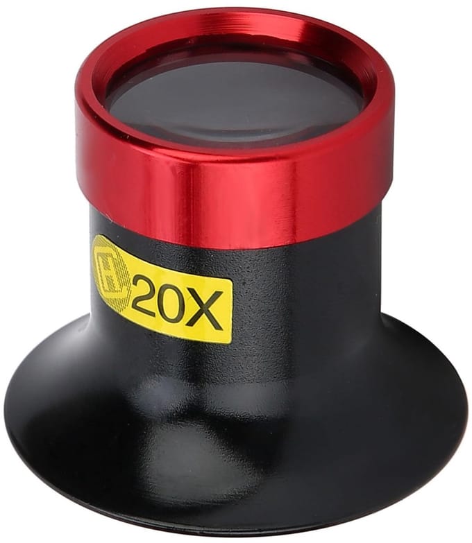 Dailygoods - 20x Vergrootglasloep voor Horlogemakers van Aluminiumlegering