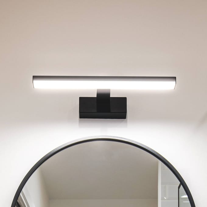 EGLO LED wandlamp Pandella 1, lengte 40 cm, zwart, aluminium