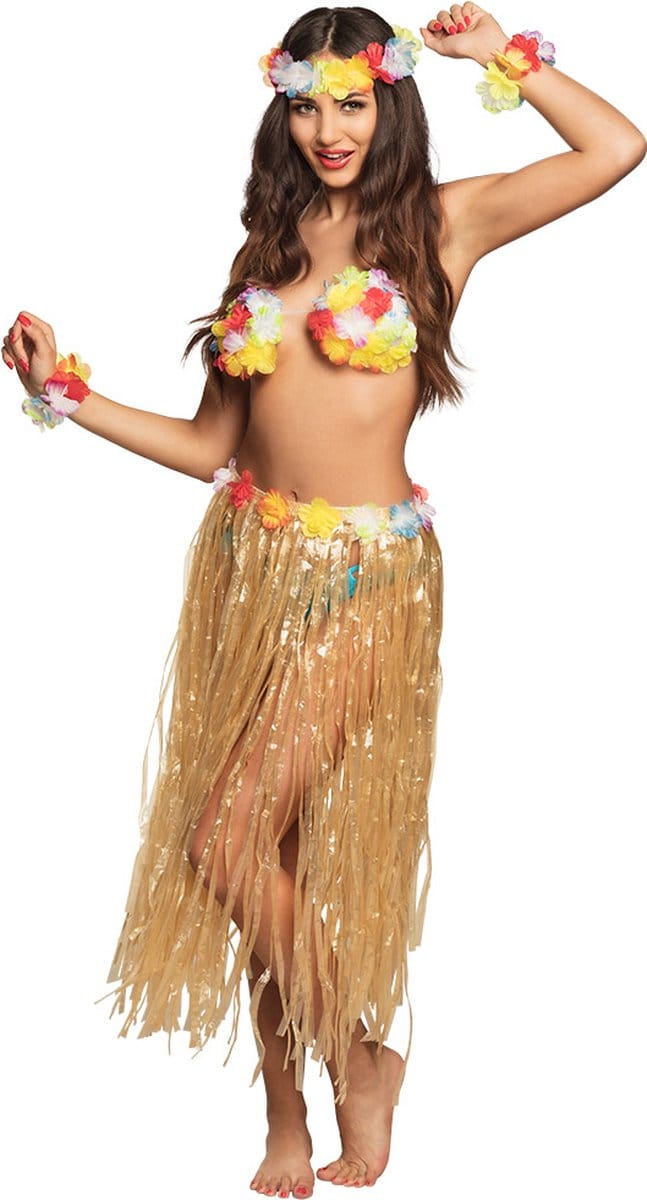 Boland - Set Hawaï Paradise - Volwassenen - Vrouwen - - Hawaii - Hula - Carnaval - Themafeest
