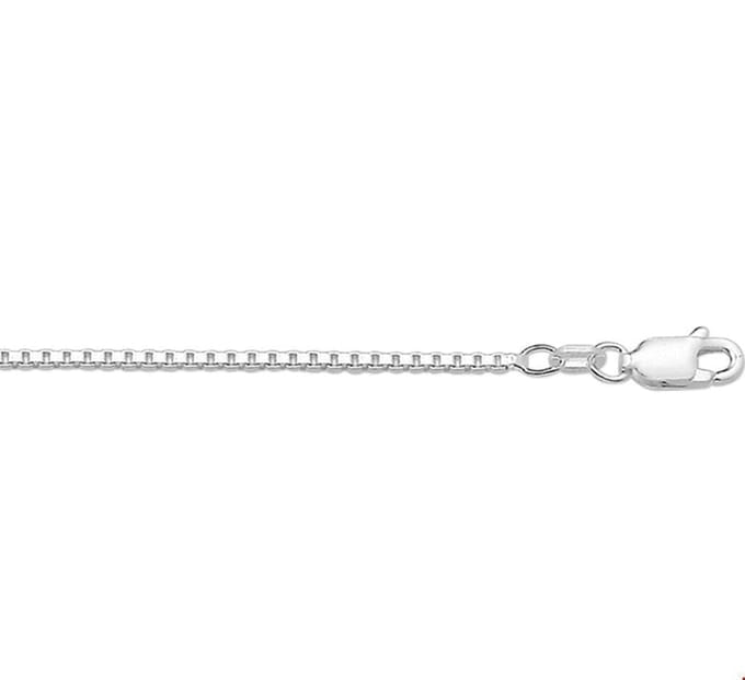Zilveren Collier venetiaans 1 1001765 80 cm