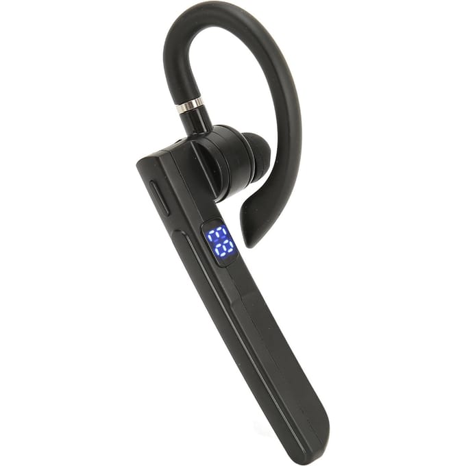 Bluetooth Oortje Handsfree Enkel Oor Ruisonderdrukking Digitaal Display IPX7 Waterdicht Spraak