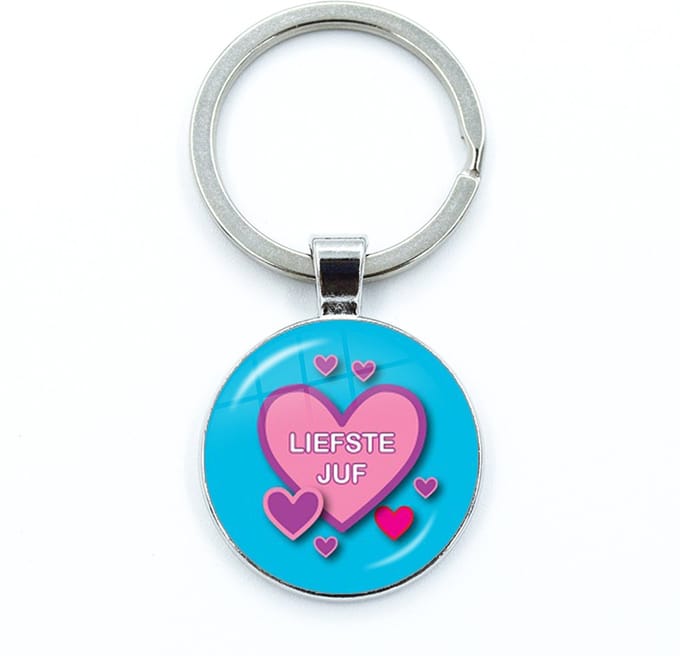 Sleutelhanger voor juf - Liefste Juf