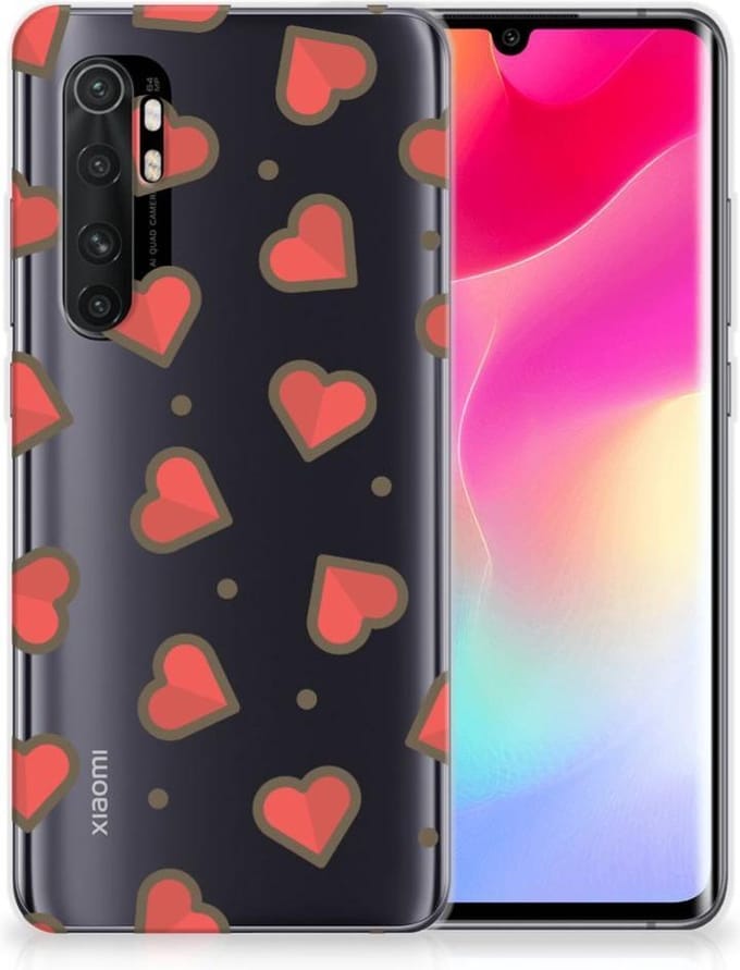 Xiaomi Mi Note 10 Lite TPU bumper Hearts