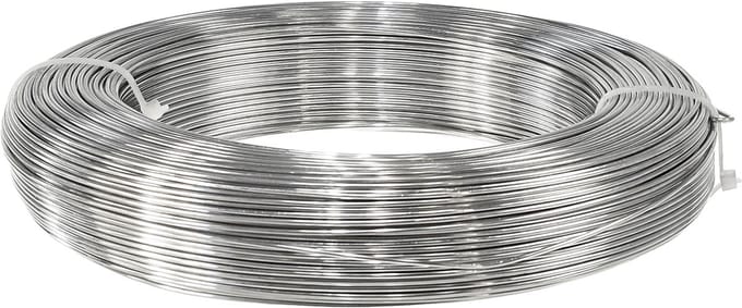 Aluminiumdraad, zilver, knutseldraad, decoratief draad, 1,5 mm, 1000 g