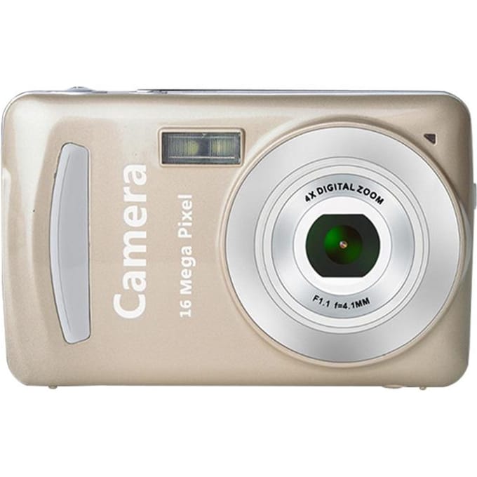 HD 1080P Home Digitale Camera Camcorder 16MP Digitale SLR Camera 4X Digitale Zoom met 1,77 Inch LCD goud