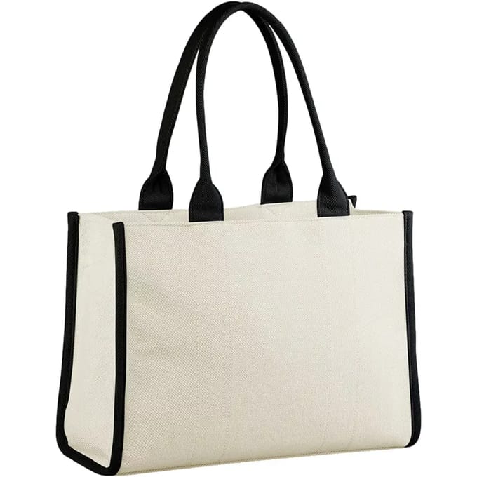 Grote bicolor tote bag Quadra