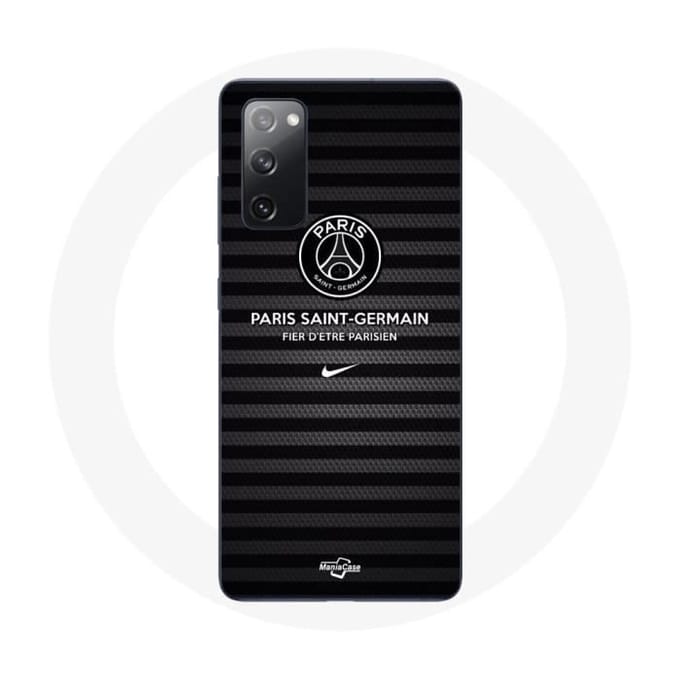 Coque - Paris Saint Germain - Samsung Galaxy S20 FE - Noir - Souple - Fier d'être Parisien