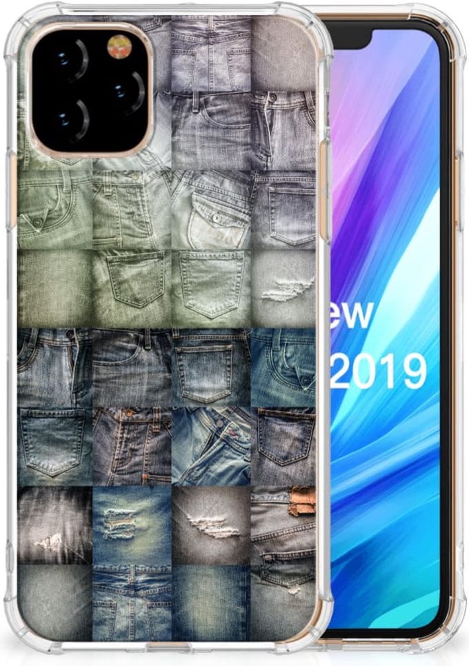 Anti Shock Bumper Case Apple iPhone 11 Pro Spijkerbroeken