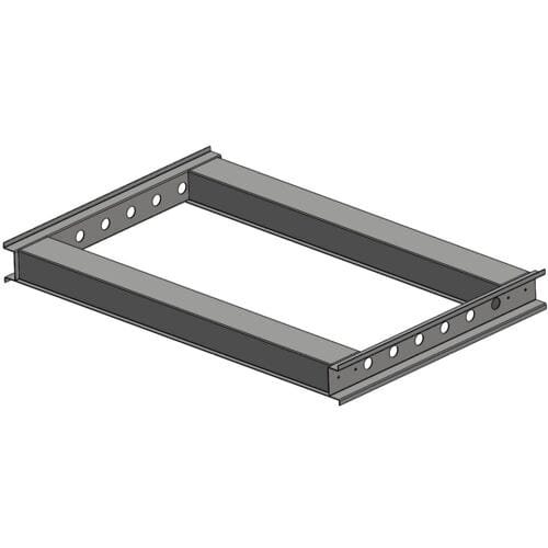 GGM Gastro Frame voor pizzaoven GEP4 & GEP4#GEP4 zilver