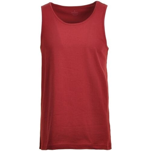 Ragman Ondermode Uni Tank Top Single Jersey Dark Wine Red / male