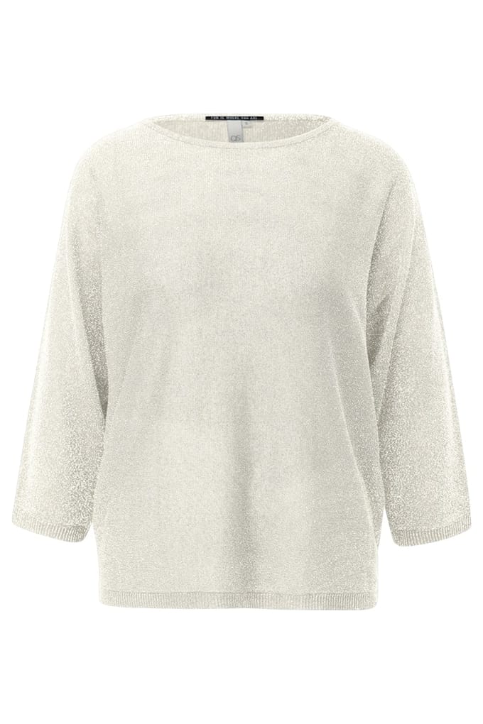 s.Oliver -qs Pullover Offwhite Talla: M | Sudaderas con Capucha Outlet | Mujer | Blanco