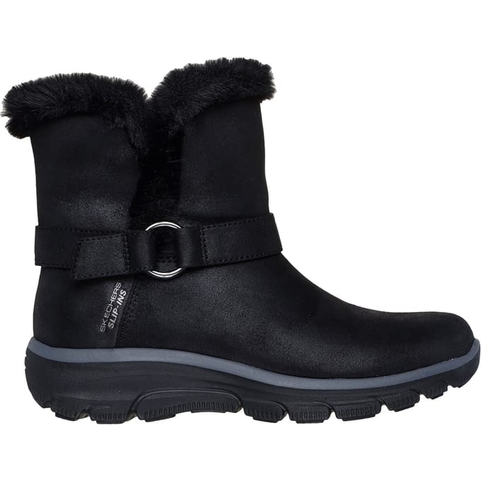 Skechers Dames Easy Going Dreamers enkellaarsjes (Zwart)