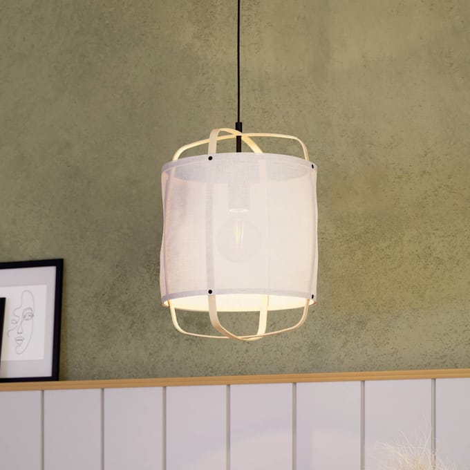 EGLO Surfleet Hanglamp - E27 - 33 cm - Zwart