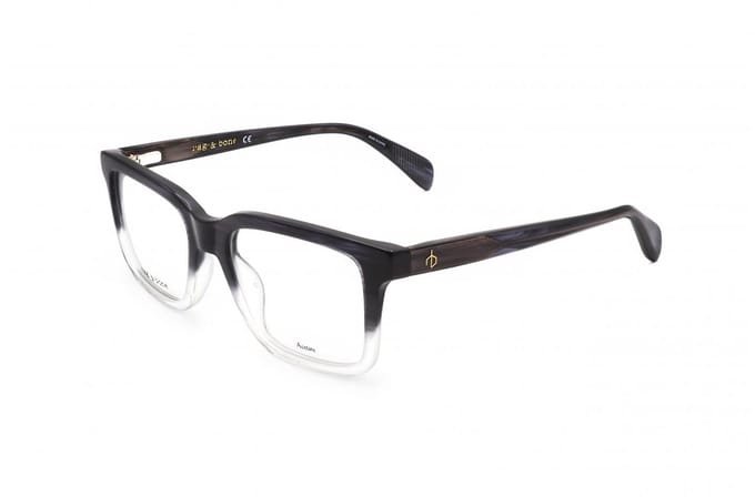 Rag & Bone RNB7053/G Grey horn 53/19/145 MAN Brilmonturen