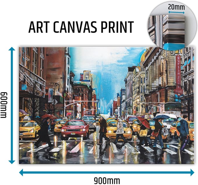 New York city canvas schilderij 90x60 cm