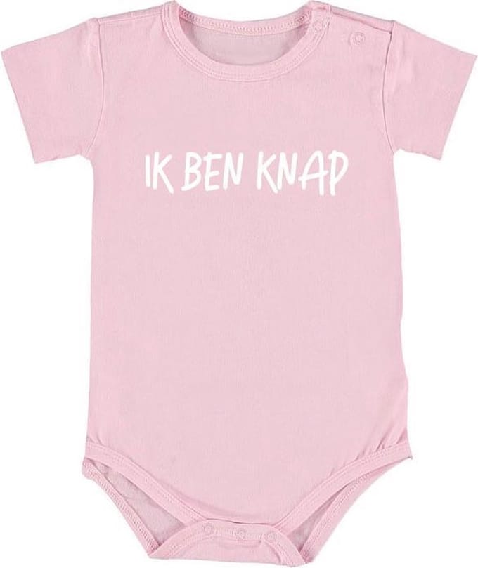Baby Romper Grappig Kraamcadeau Meisje Ik Ben Knap