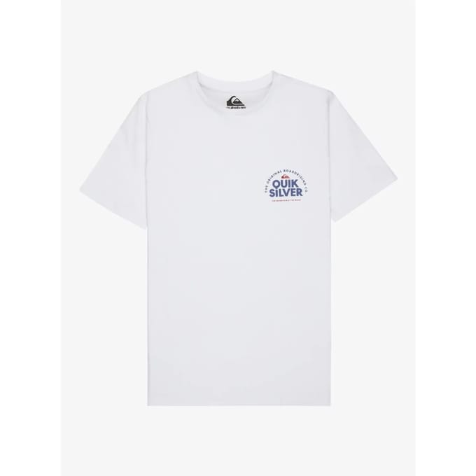 Quiksilver Fundamental Ride T-shirt Met Korte Mouwen Wit 12 Years Jongen
