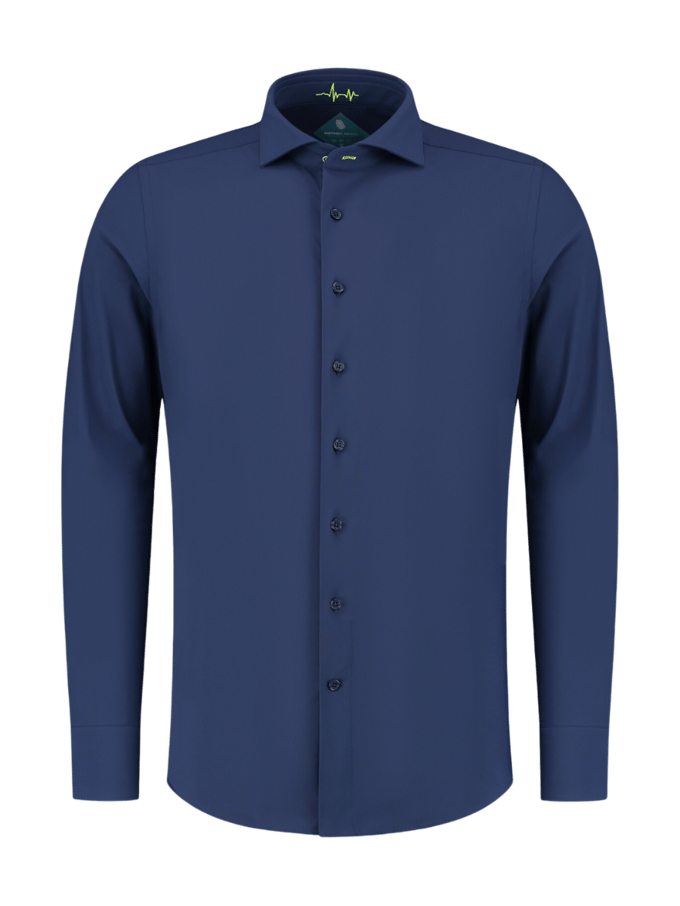 District Indigo Overhemd Performance Dark Blue   39