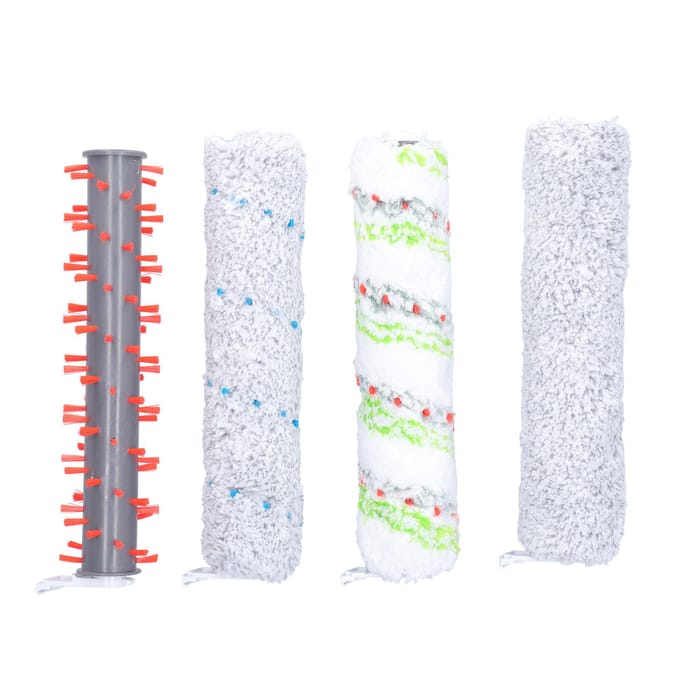 Multifunctioneel Borstelset Borstelrol Vervangingen voor Bissell 2554A Stofzuiger Accessoire white