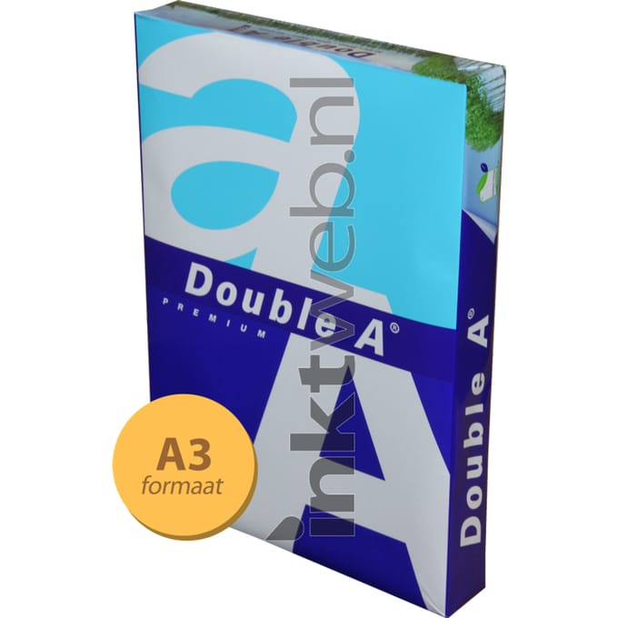 Double A A3 papier - 500 vel (pak) - Premium printpapier 80g