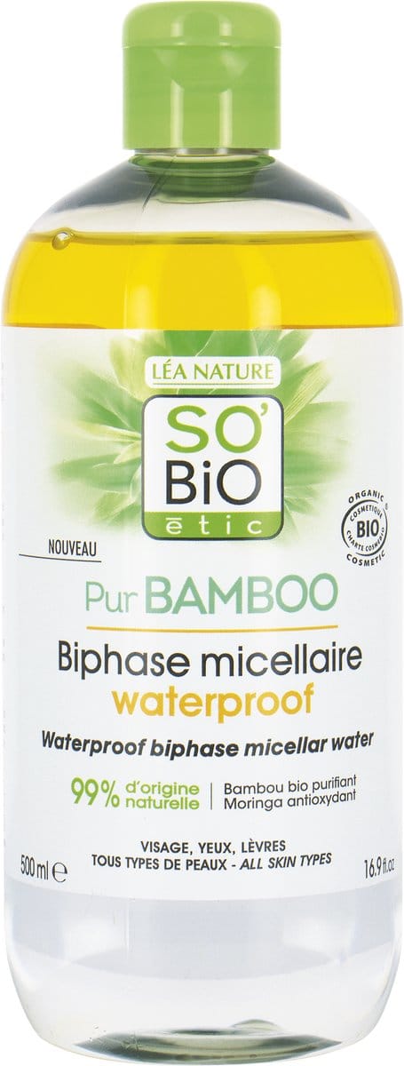 SO’BiO étic Bamboo waterproof micellar water 500 ml