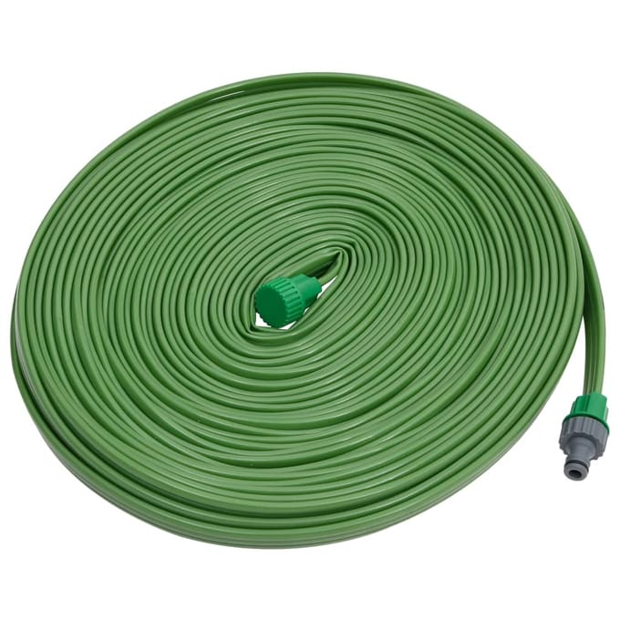 vidaXL - Sproeislang - 3-pijps - PVC - 22,5 - m - groen