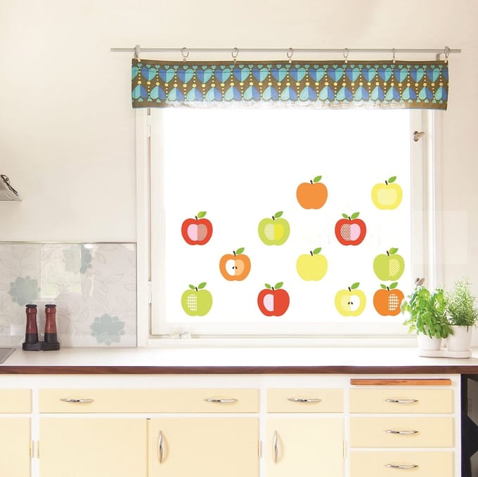 Apple Series zelfklevende muurstickers