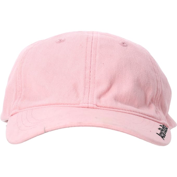Acne Studios Twill Logo Baseball Cap in Roze Katoen