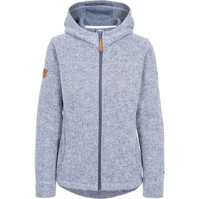 Trespass dames fleecejas/fleecepullover Reserve - Damesfleece At200 Denimblauw