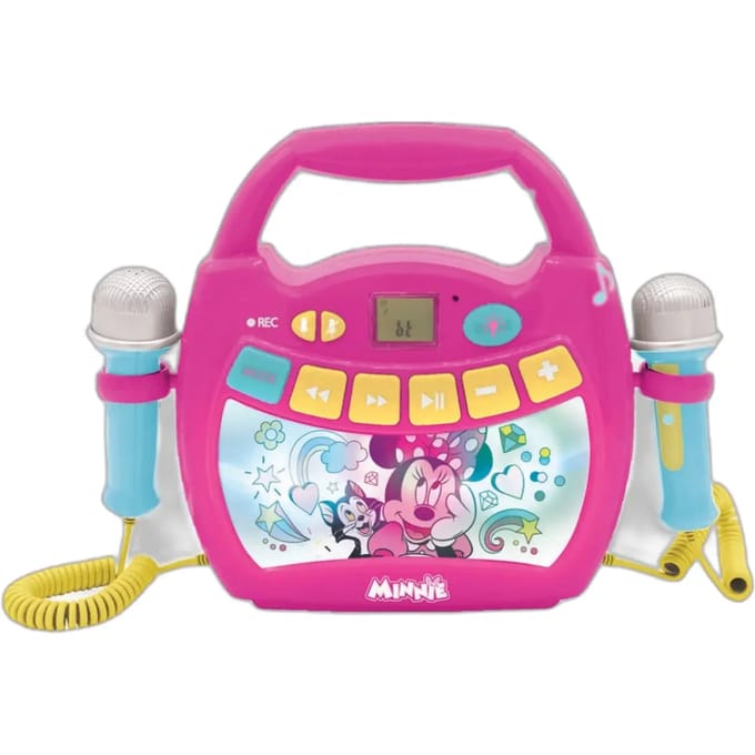 Bluetooth speaker met lichteffecten, microfoons en oplaadbare batterij Lexibook Minnie Mouse