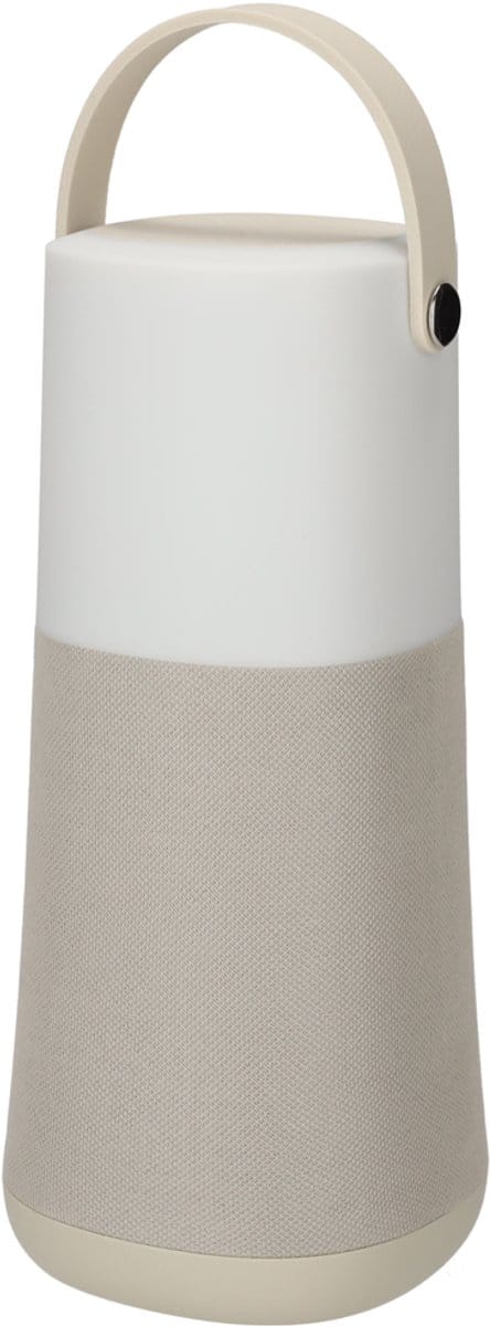 Brainz Tower Speaker met Lantaarnfunctie - Bluetooth Speaker 360 Graden - Draagbaar met Handvat - Taupe