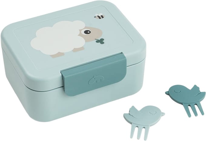 Done by Deer Lunchbox met Snackprikkers - Tiny Farm - Blue