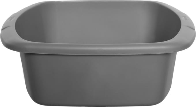 Whitefurze Afwasteil/afwasbak - 9 liter - grijs - 38 x 32 x 13 cm