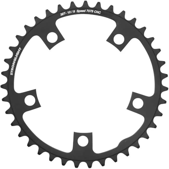 Interieur 5-spaaks lade Stronglight 7075 Type Shimano 39 T