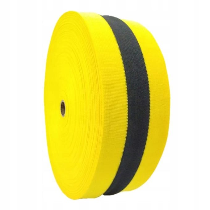 Waarschuwingslint Wit-Rood 75mm x 100m PVC Folie