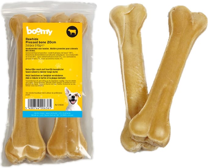 Boomy - Hondensnacks - Kauwbotten - Kluif - 20cm - 2st