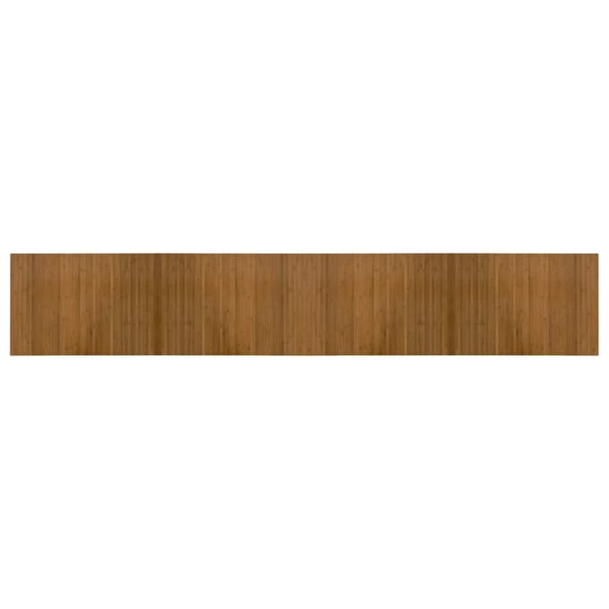 vidaXL Vloerkleed rechthoekig 70x400 cm bamboe bruin